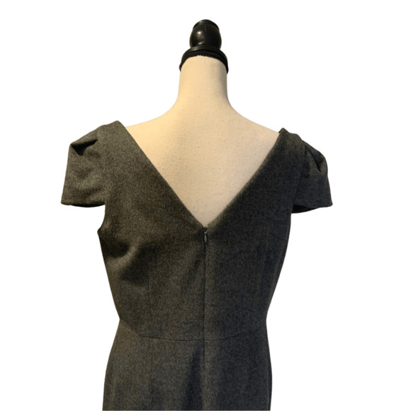 Gray Sheath Work Dress David Peck - Picture 7 of 10